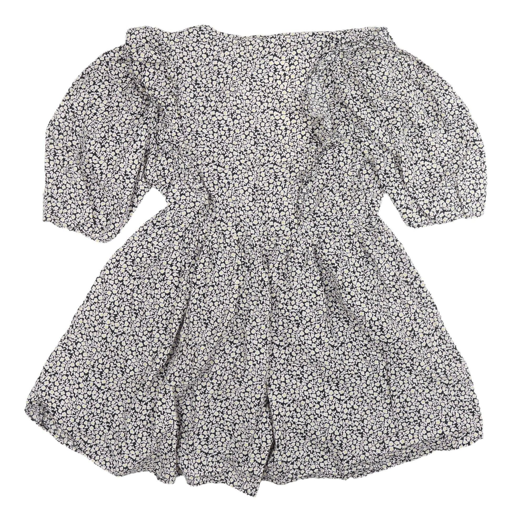 h&m puff sleeve mini dress Buy H&M Puff-Sleeved Dress - Dresses for Women 23517360