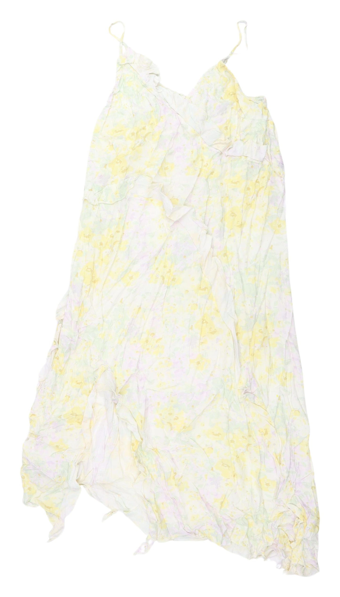 H&M Women's Floral Slip Dress, Multi, Size 12