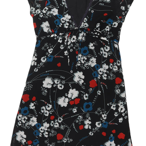 MK Women's Multicoloured Floral A-Line Dress
