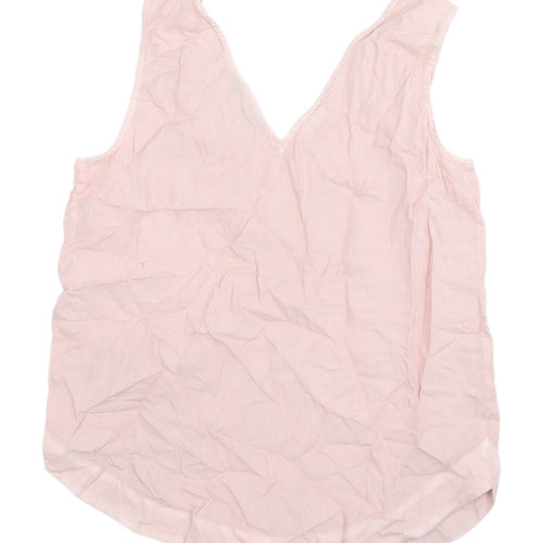 Marks and Spencer Pink Lyocell Women's Tank Top Size 8