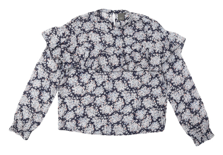 ICHI Women's Multicoloured Floral Blouse Size 8