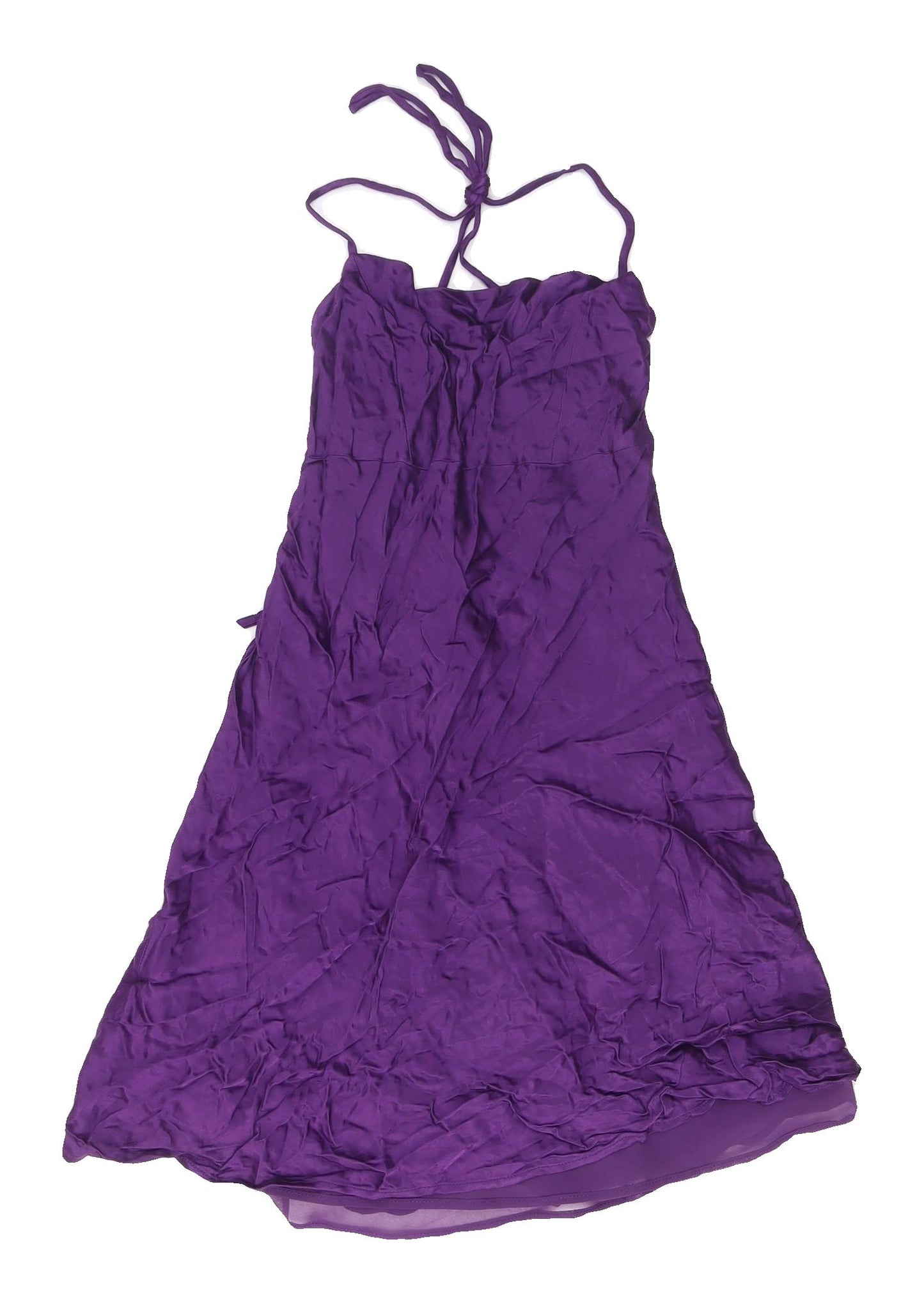 Zara Women's Purple Midi Slip Dress XS
