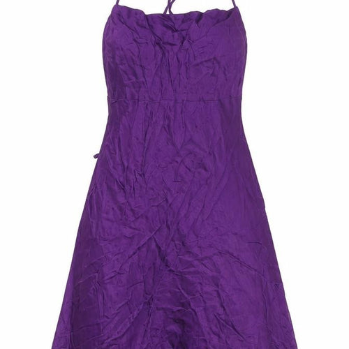 Zara Women's Purple Midi Slip Dress XS