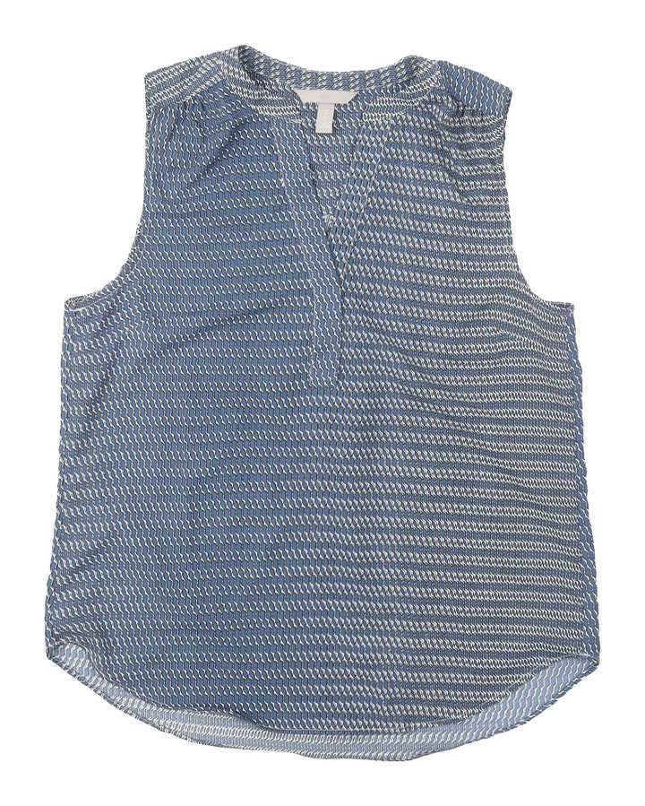 H&M Women's Blue Sleeveless Blouse Size 8