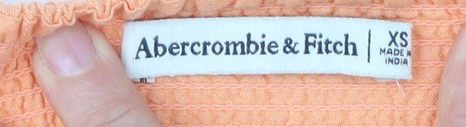 Abercrombie & Fitch Women's Orange XS Blouson Dress