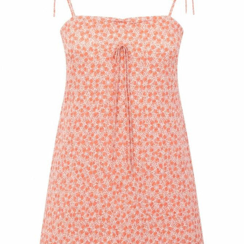 Miss Selfridge Women’s Orange Floral Slip Dress, Size 6, Summer