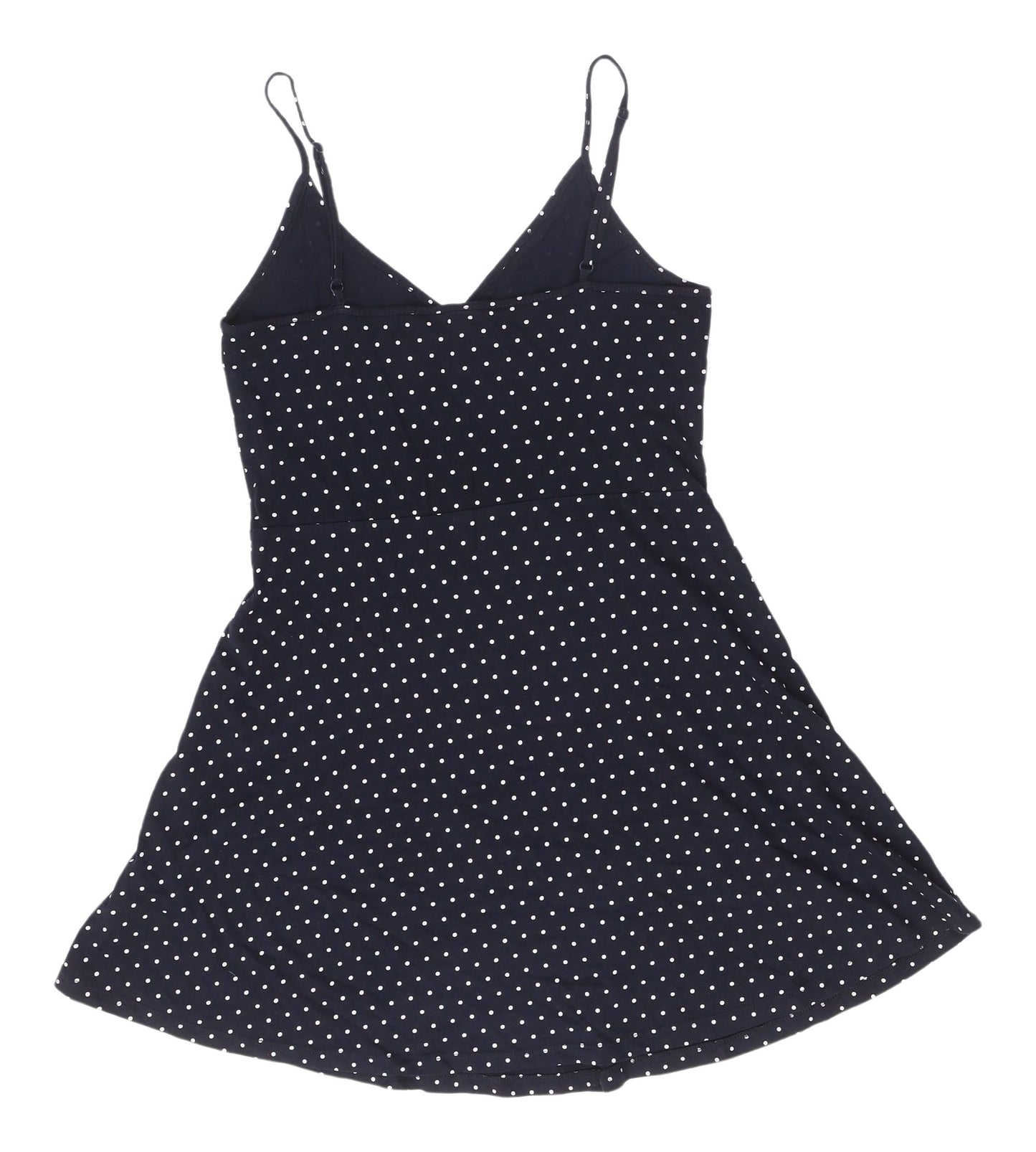 H&M Women's Black Polka Dot Slip Dress Size S