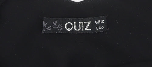 Quiz Women's Black Camisole Tank Top Size 12