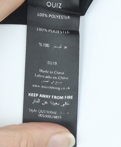 Quiz Women's Black Camisole Tank Top Size 12