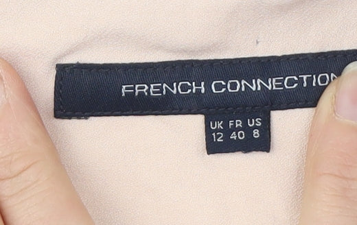 French Connection Women's Purple Sheath Dress - Size 12