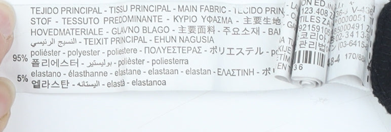 Zara Women's Black Crew Neck T-Shirt M Basic Short Sleeve