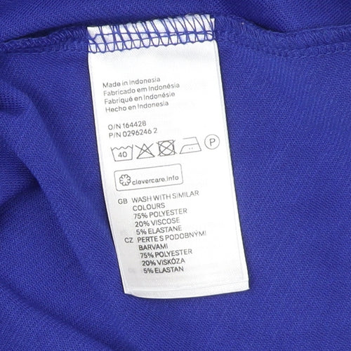 H&M Women's Blue A-Line Sleeveless Dress XS