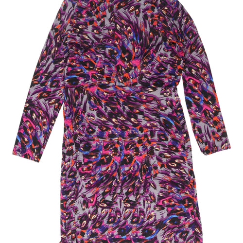 Marks and Spencer Women's Wrap Dress 14 Multicoloured