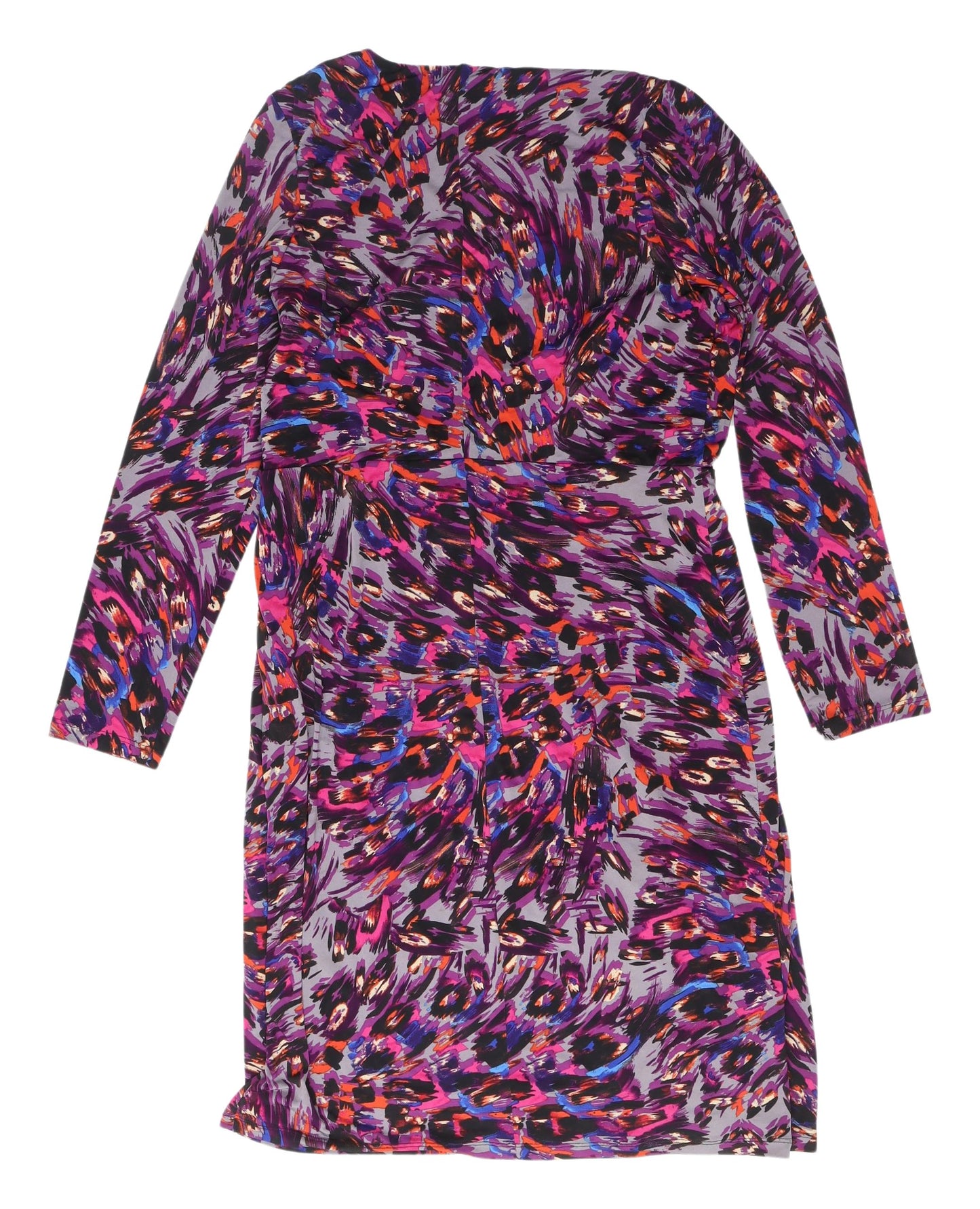 Marks and Spencer Women's Wrap Dress 14 Multicoloured