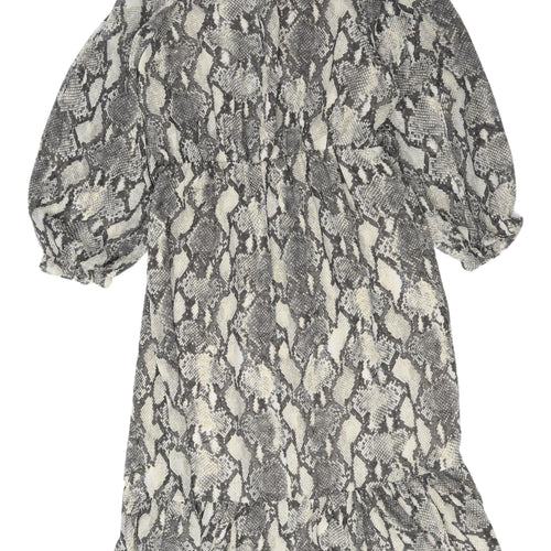 Zara Women's Multicoloured Shift Midi Dress