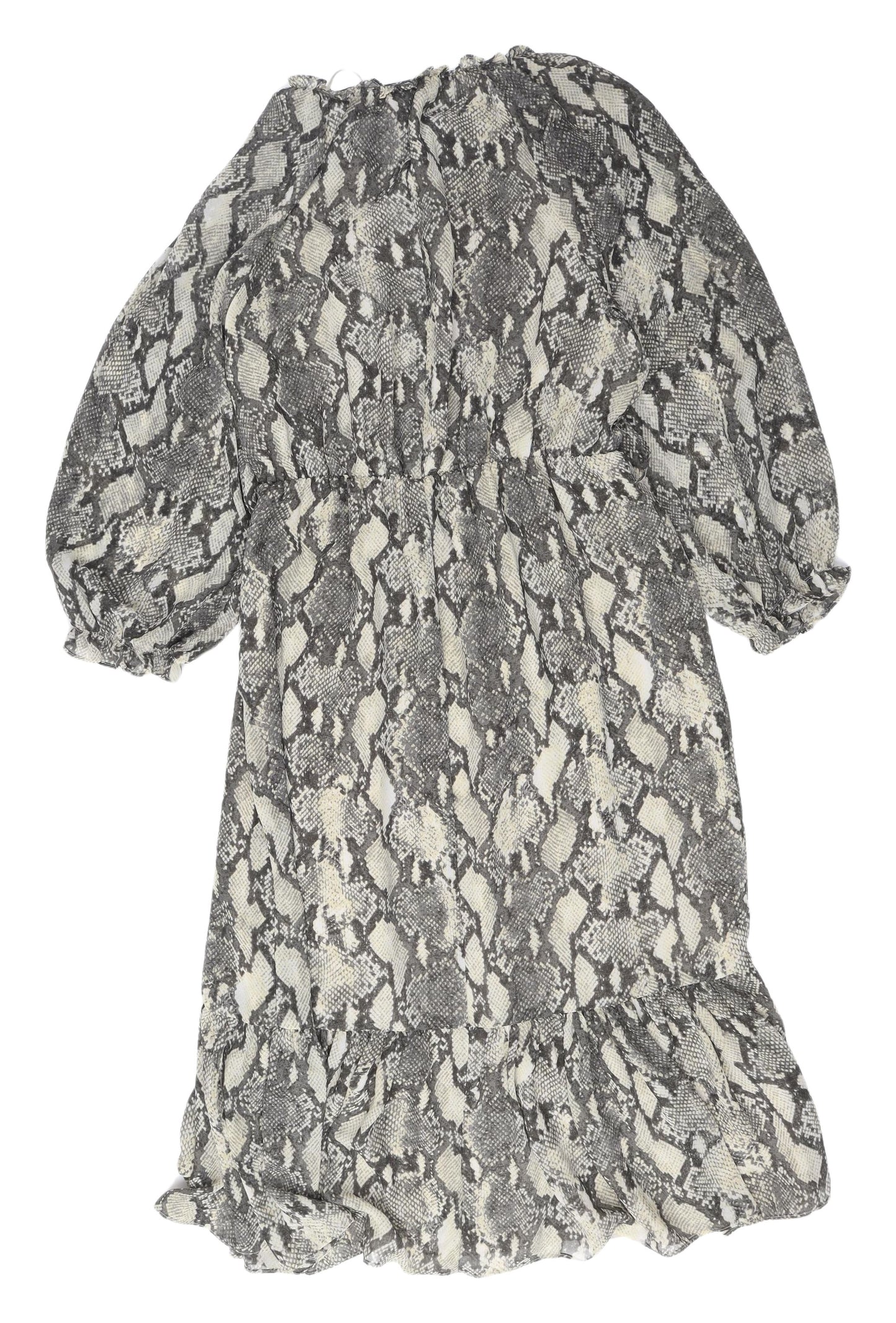 Zara Women's Multicoloured Shift Midi Dress