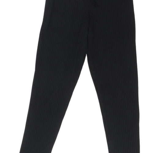 boohoo Women's Black Ankle Trousers Size 8
