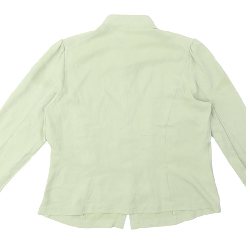 Country Casuals Women's Green Collared Blouse Size 14