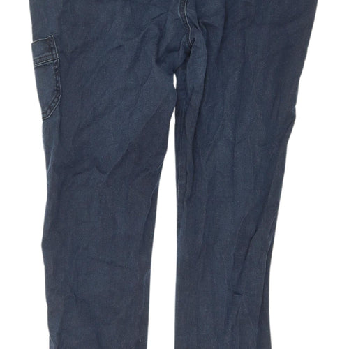 Marks and Spencer Women's Blue Ankle Jeans, Size 14