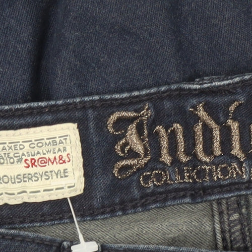 Marks and Spencer Women's Blue Ankle Jeans, Size 14
