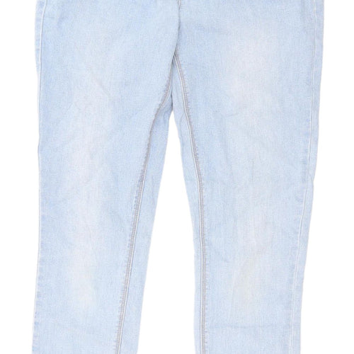 George Women's Light Blue Straight Jeans Size 10