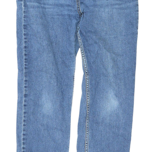 Papaya Women's Blue Straight-Leg Jeans Size 10