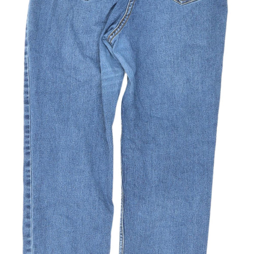 Papaya Women's Blue Straight-Leg Jeans Size 10