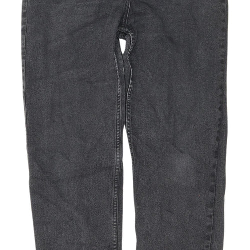 Papaya Women's Black Straight Leg Denim Jeans Size 10