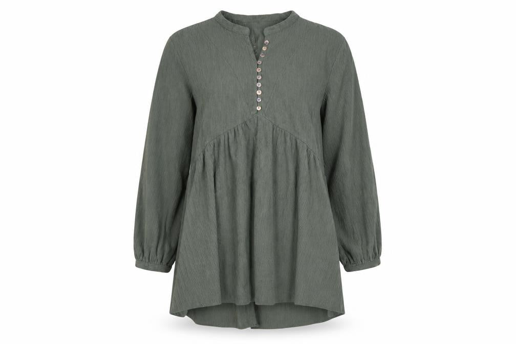 Front view of Zara Women's Green A-Line Short Dress -, size L