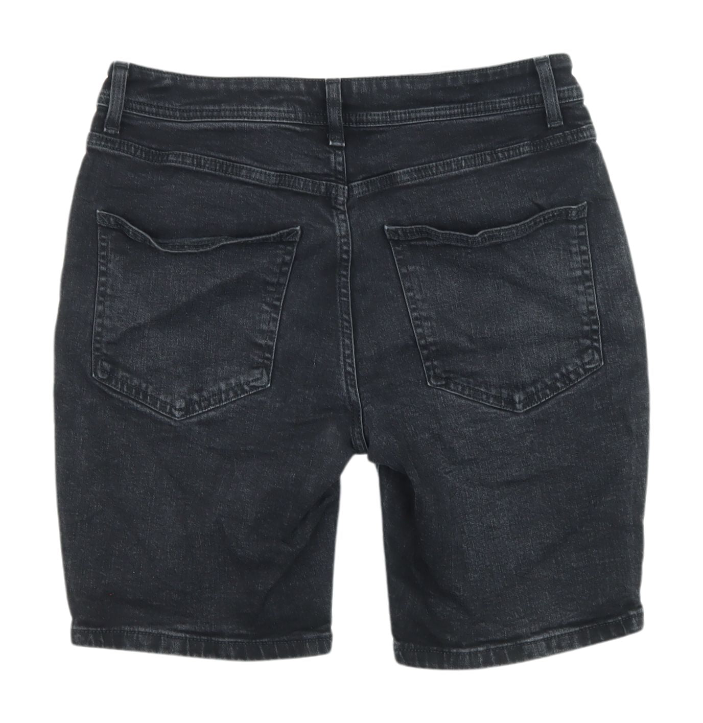 Denim Co Men's Black Slim Fit Chino Shorts, 30 in, Spring Style