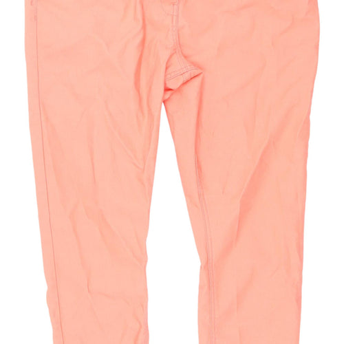 George Women's Cropped Pink Comfort Jeans Size 18