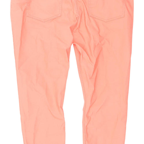 George Women's Cropped Pink Comfort Jeans Size 18