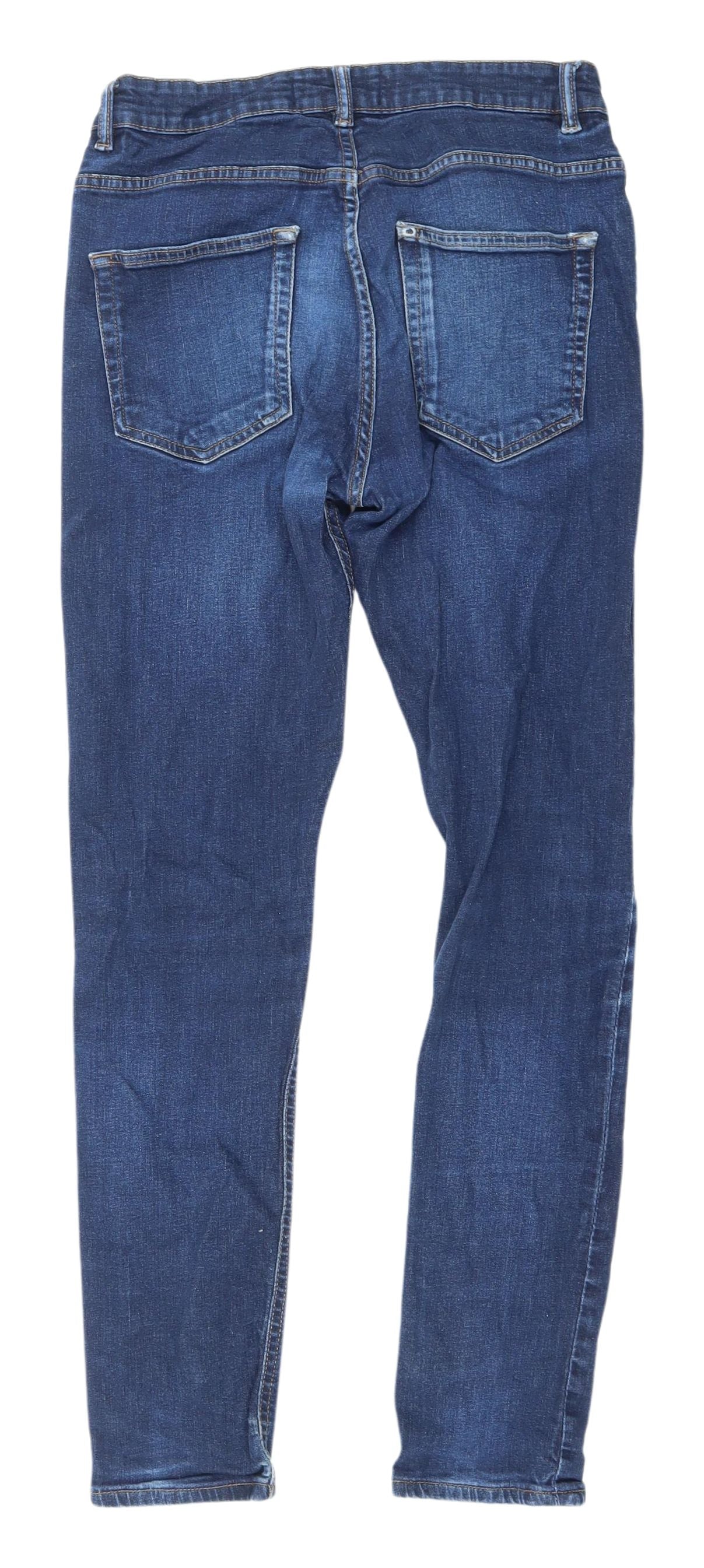 Next Men's Blue Skinny Denim Jeans Size 30