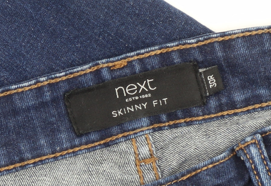 Next Men's Blue Skinny Denim Jeans Size 30