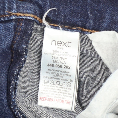 Next Men's Blue Skinny Denim Jeans Size 30