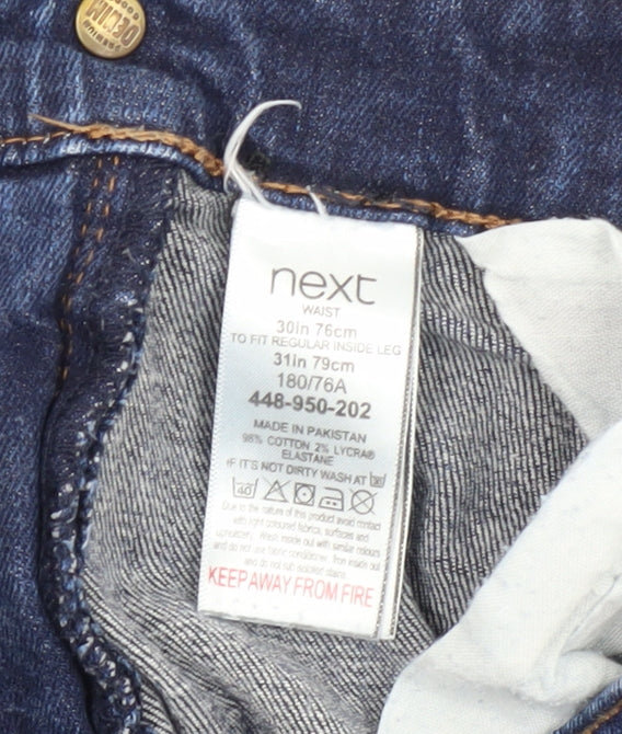 Next Men's Blue Skinny Denim Jeans Size 30