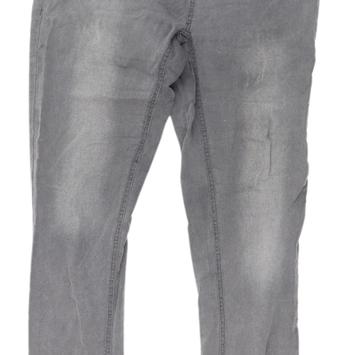 Mama Licious Women's Grey Maternity Skinny Jeans