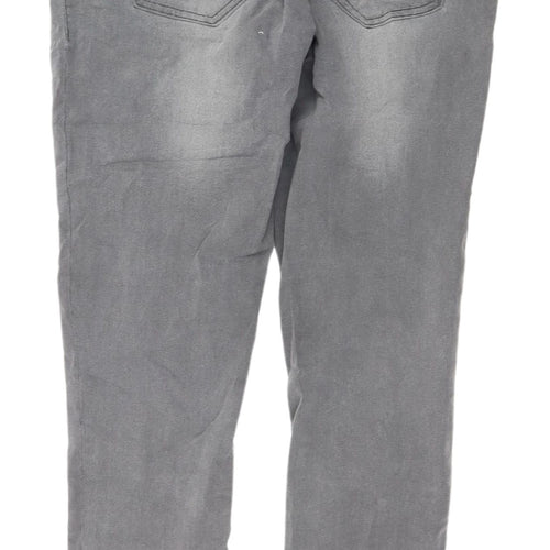 Mama Licious Women's Grey Maternity Skinny Jeans