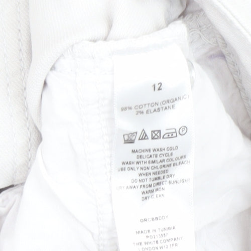 The White Company Women's Boyfriend Jeans White Size 12