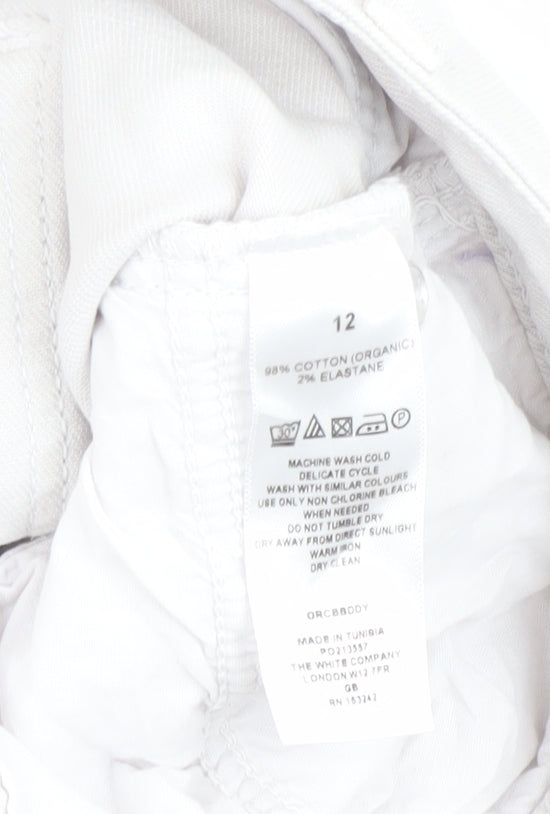 The White Company Women's Boyfriend Jeans White Size 12