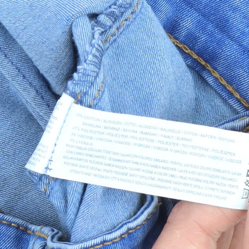 Primark Women's Blue Straight Jeans Size 6