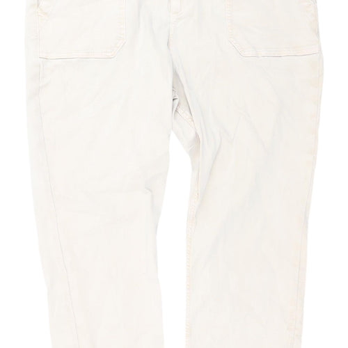 F&F Women's Beige Tapered Jeans - Size 20