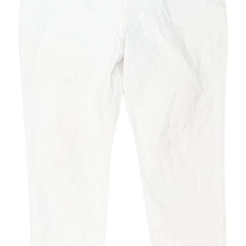 Blue 73 Women's White Straight Jeans Size 14