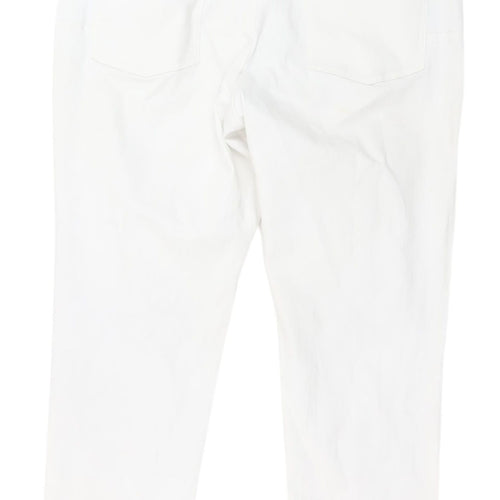 Blue 73 Women's White Straight Jeans Size 14