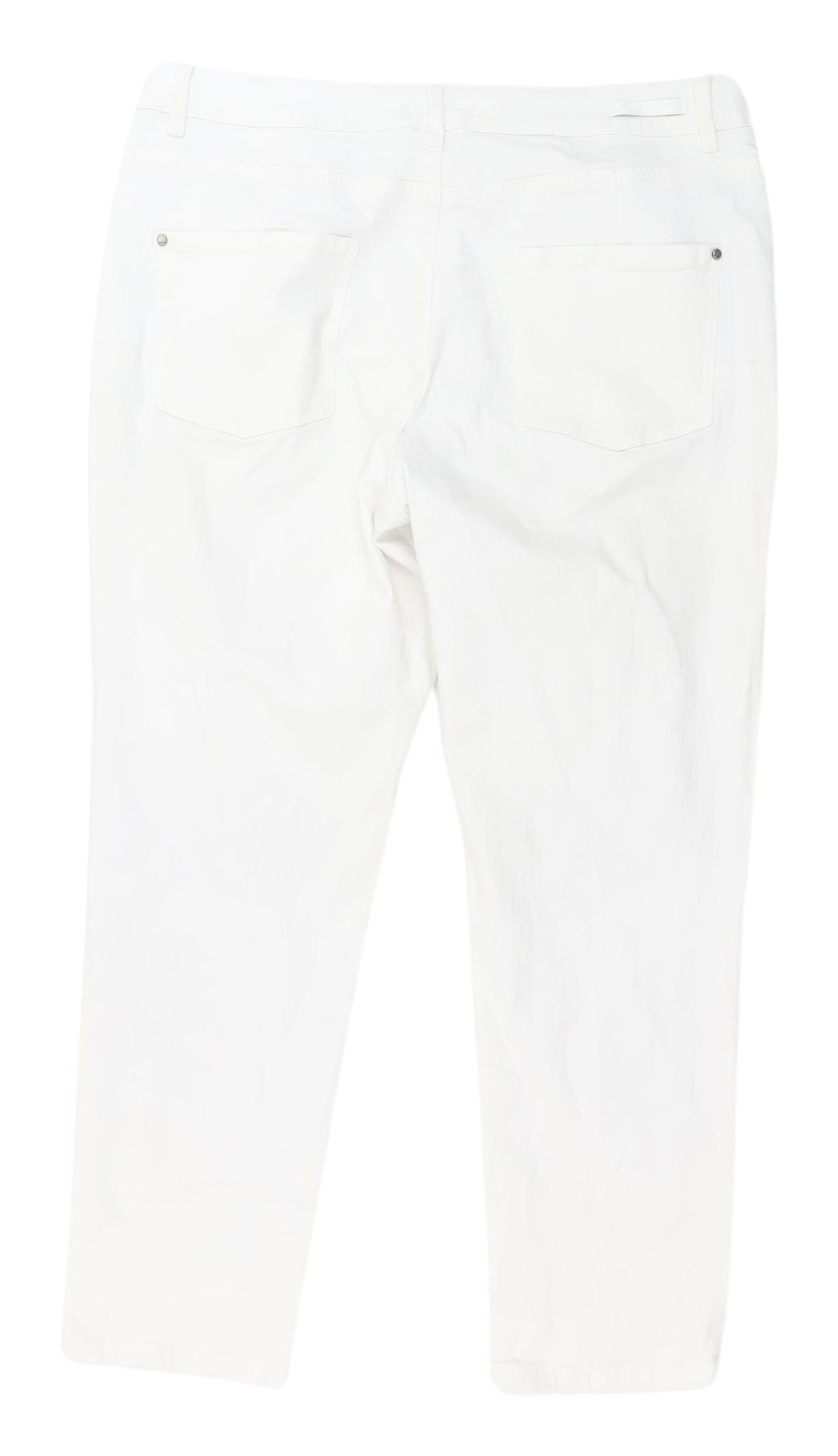 Blue 73 Women's White Straight Jeans Size 14