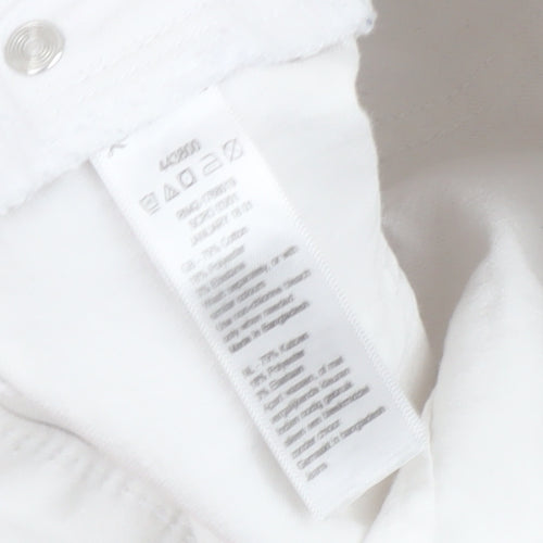 Blue 73 Women's White Straight Jeans Size 14