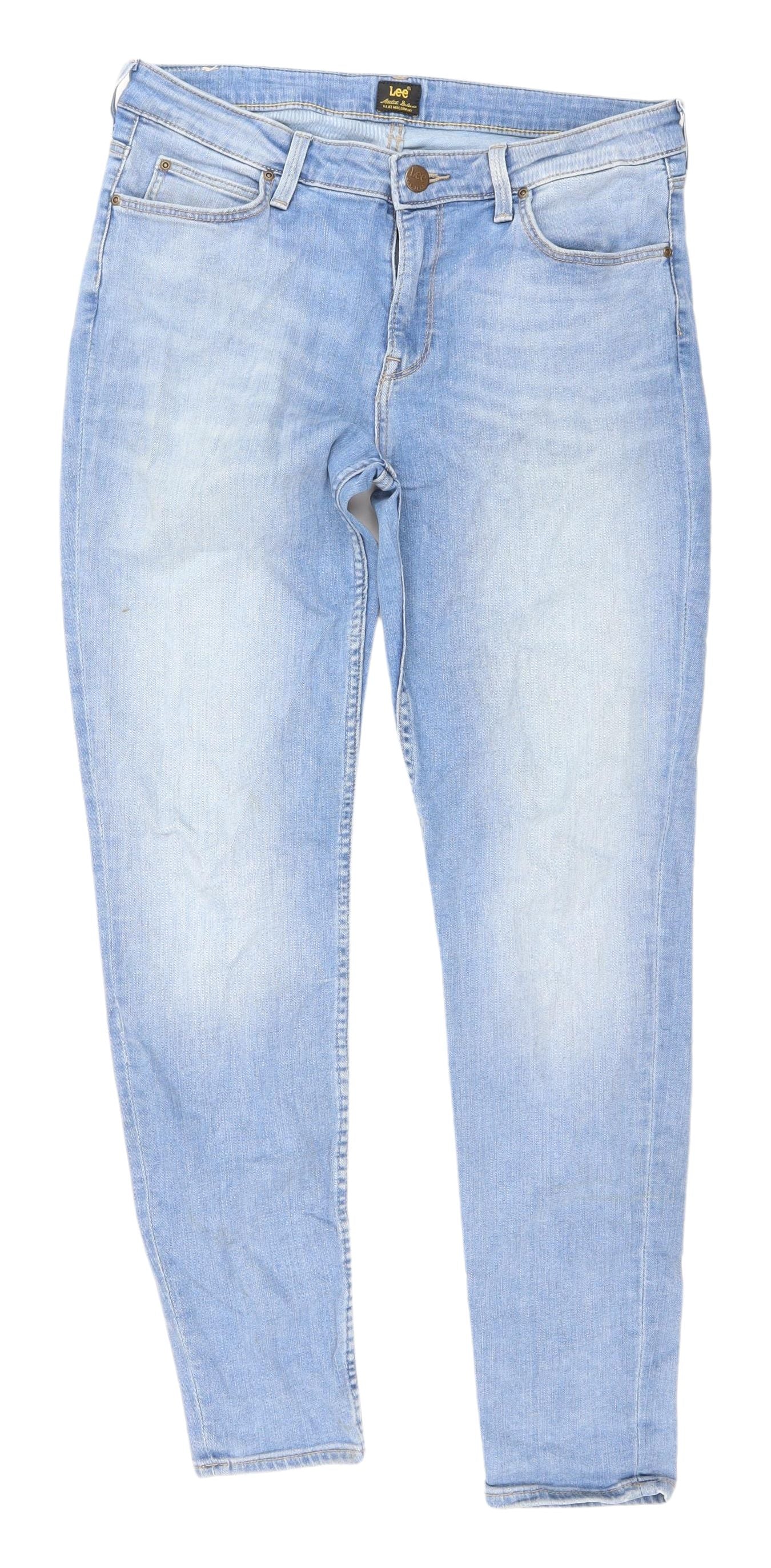 Lee Women's Blue Skinny Jeans Size 32