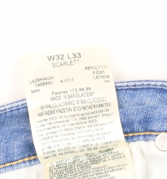 Lee Women's Blue Skinny Jeans Size 32