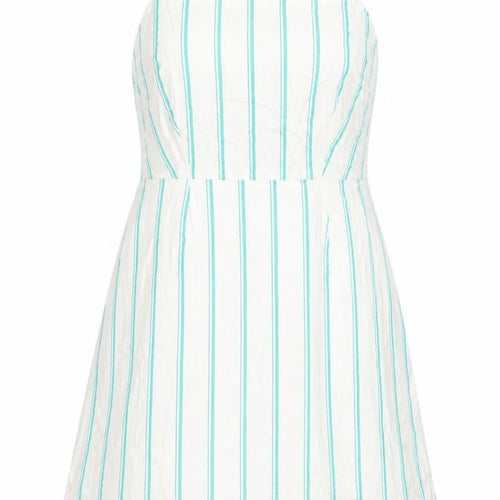 Marks and Spencer Women's Striped Dress, Size 24, Sleeveless