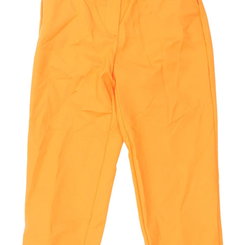 Marks and Spencer Women's Orange Cropped Trousers, Size 6